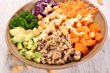 sağlıklı vegan salata 