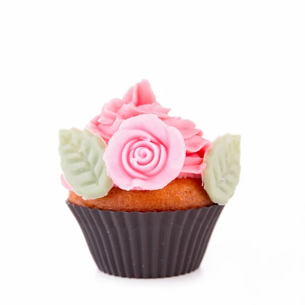 Hausgemachte cremige Cupcake — Stockfoto