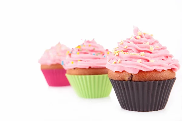 Cupcake cremosi fatti in casa — Foto Stock