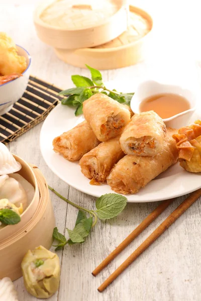 Variety of asian cuisine — Stock Photo, Image