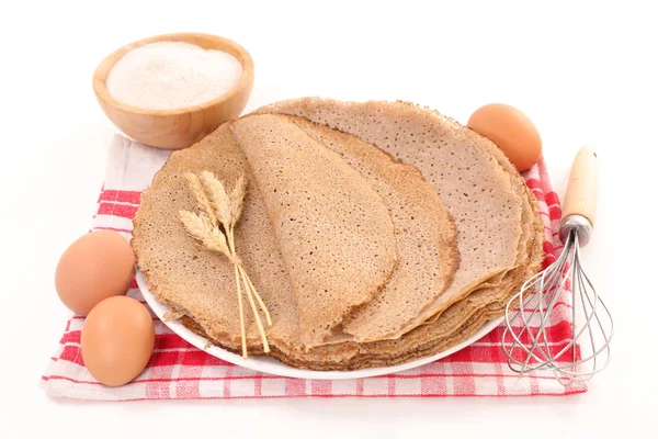 Tortas de trigo sarraceno crepe — Foto de Stock