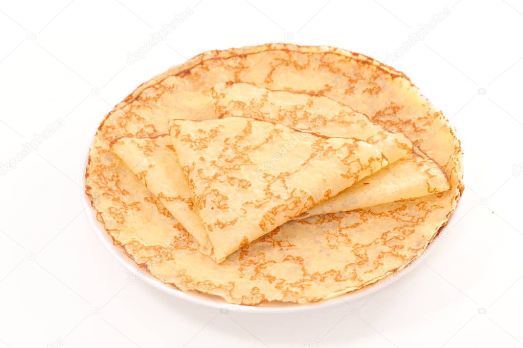 frying crepe cakes