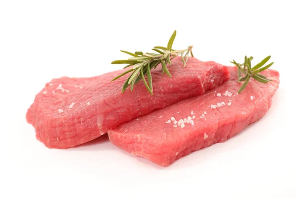 Kawałki surowego mięsa — Zdjęcie stockowe