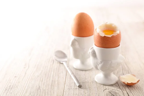 Soft boiled eggs — Stock Photo, Image