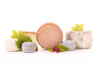 Yeşil üzüm ve peynir