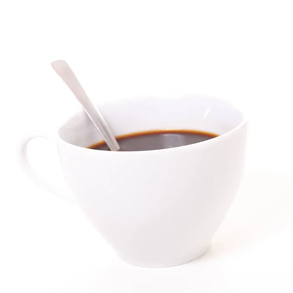 Kávé a fehér csészében — Stock Fotó