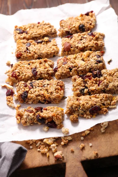 Homemade granola bar — Stock Photo, Image