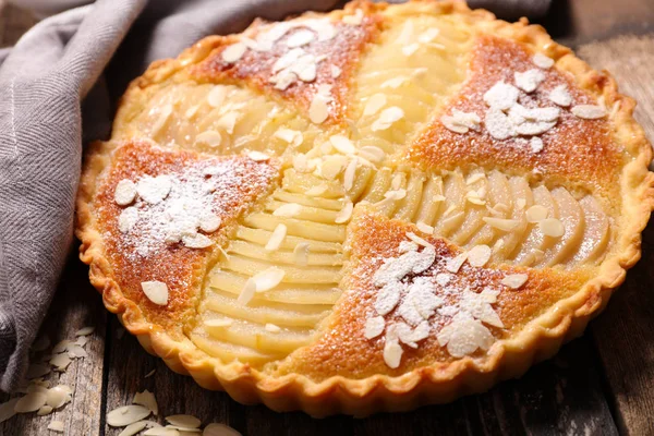 Pear and almond pie — Stock Photo, Image