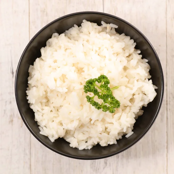 Μπολ βρασμένο ρύζι — Φωτογραφία Αρχείου