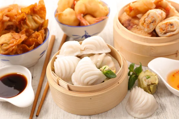 Nejrůznějších asijských potravin — Stock fotografie