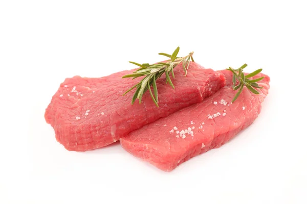 Rå nötköttsbiffar — Stockfoto