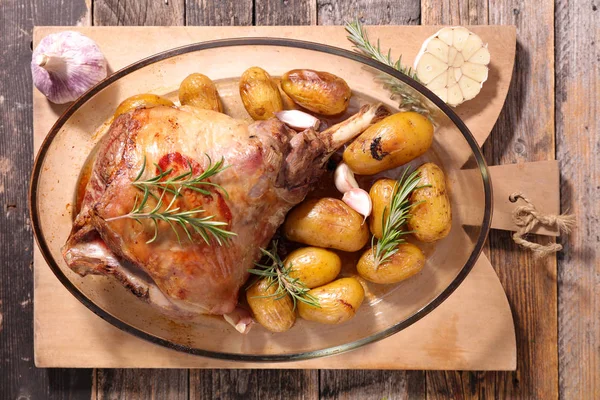 Roast leg of lamb Stock Photos, Royalty Free Roast leg of lamb Images