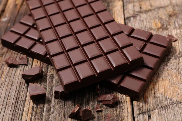 Dark chocolate bars — Stock Photo, Image