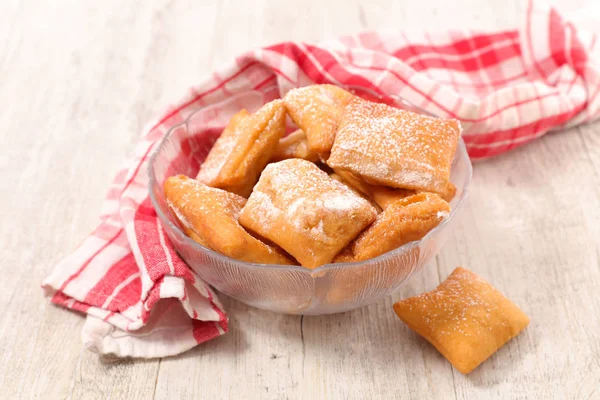 French bugne biscuits — Stock Photo, Image