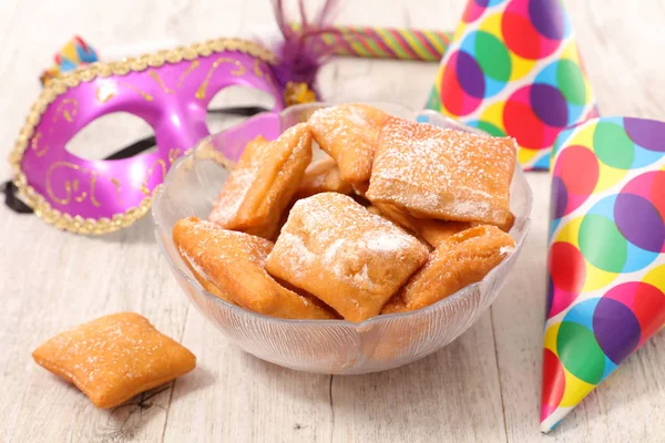 Franse bugne koekjes — Stockfoto