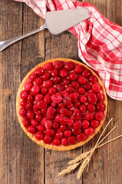 Homemade raspberry pie — Stock Photo, Image