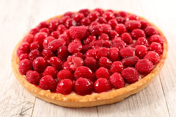 Homemade raspberry pie — Stock Photo, Image