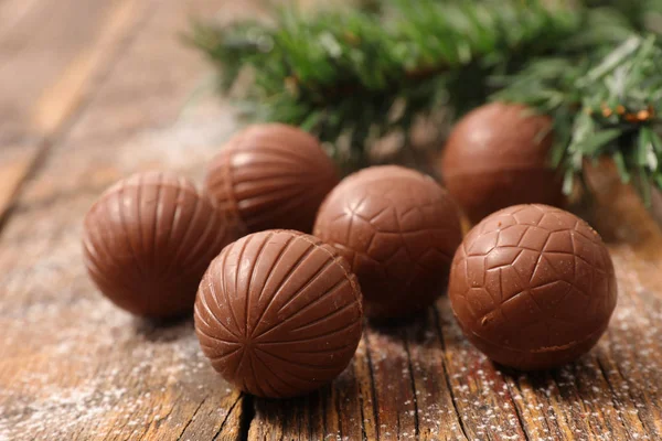 Sortiment čokoládové bonbóny — Stock fotografie