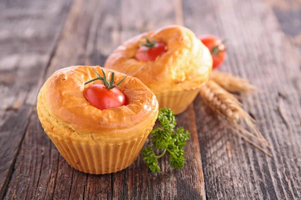 Cherry tomato muffins — Stock Photo, Image