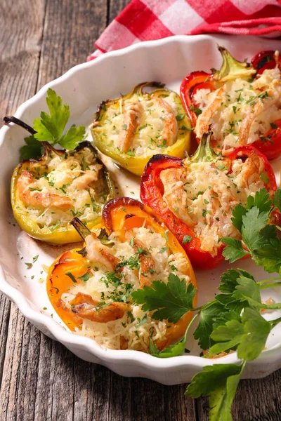 Baked bell peppers — Stock Photo, Image