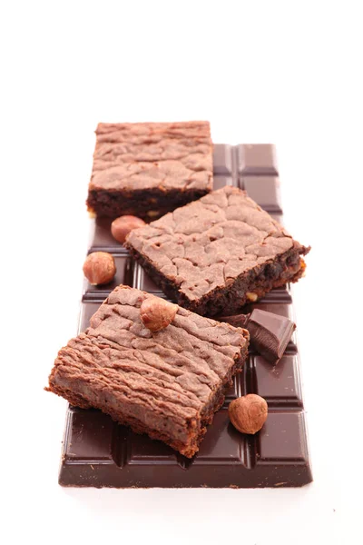Čokoládové Brownies — Stock fotografie