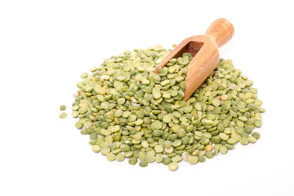 Dry raw green peas — Stock Photo, Image