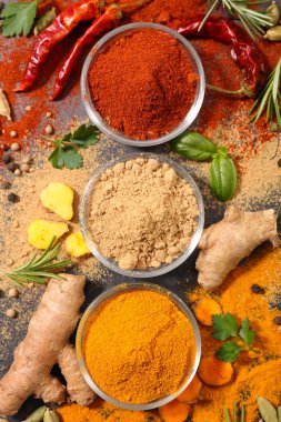 Baharat ve otlar kase