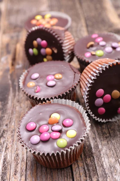 Pasteles de chocolate dulce —  Fotos de Stock