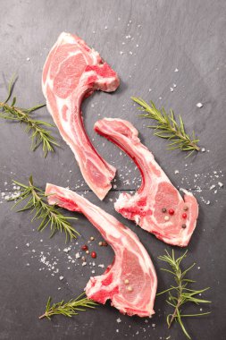 rosemary ile ham kuzu kaburga 