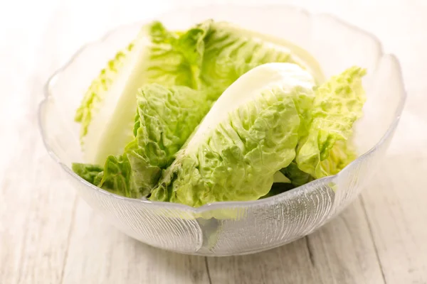 Salad segar daun dalam mangkuk — Stok Foto