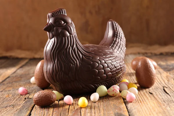 Velikonoční čokoládové bonbóny — Stock fotografie
