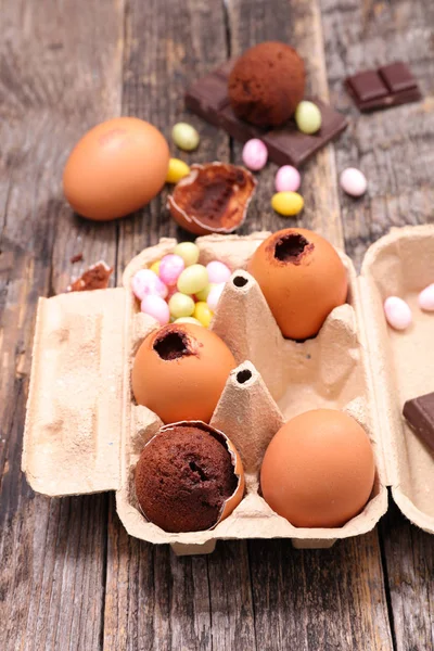 Επιδόρπιο σοκολάτας για διακοπές το Πάσχα — Φωτογραφία Αρχείου
