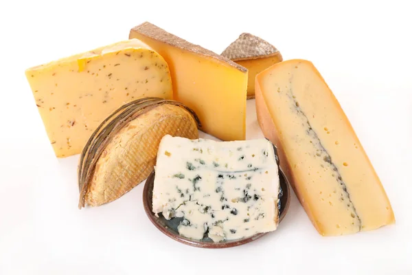 Rozmanité francouzský sýr — Stock fotografie