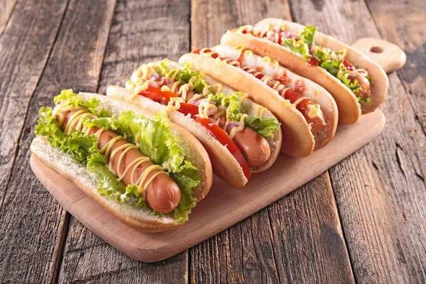 Heerlijke hotdogs — Stockfoto