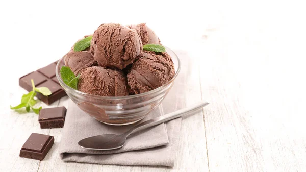 Helado de chocolate — Foto de Stock