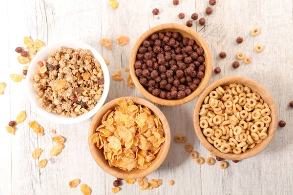 Ingredienti dei cereali per la colazione — Foto Stock