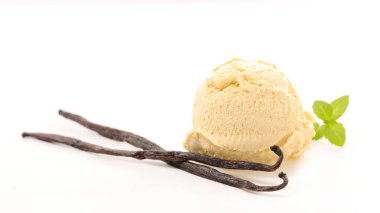 lezzetli vanilyalı dondurma