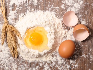 ekmek için ham maddeler