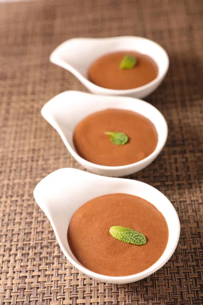 Deliciosa mousse de chocolate — Foto de Stock