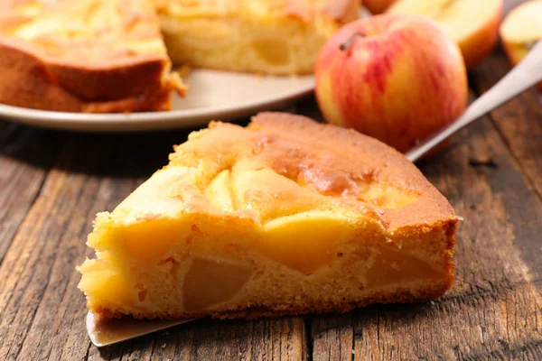 Hausgemachter Apfelkuchen — Stockfoto