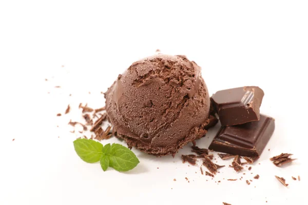 Gelato al cioccolato — Foto Stock