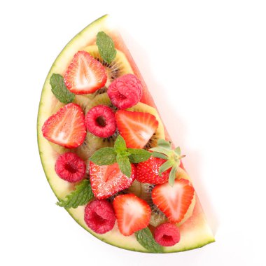 Çilek ile Karpuz dilimi