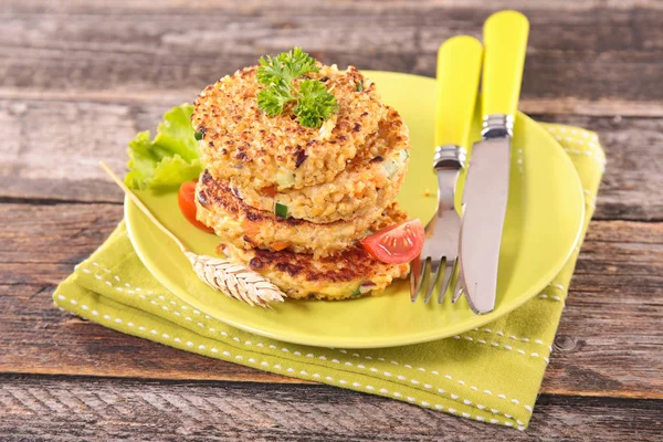 Frischer vegetarischer Burger — Stockfoto