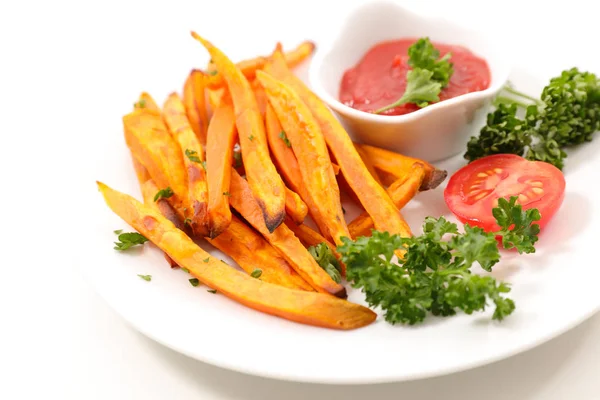Fried sweet potato — Stock Photo, Image