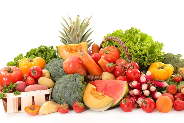 Fruits and vegetables close up — Stock Photo, Image