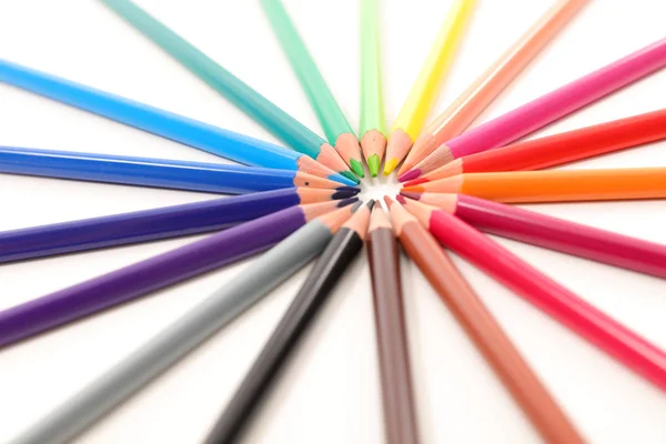 Different colored pencils — Stock Photo, Image