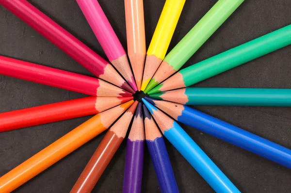 Different colored pencils — Stock Photo, Image