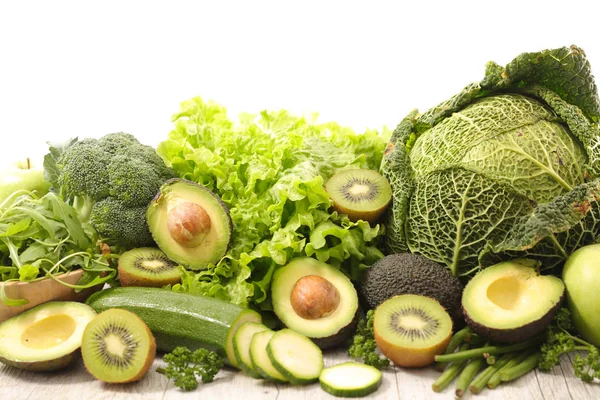 Rå frukt och grönsaker — Stockfoto