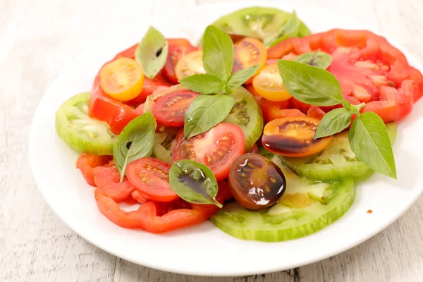 Fresh tomato salad — Stock Photo, Image