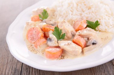 blanquette de veau dish